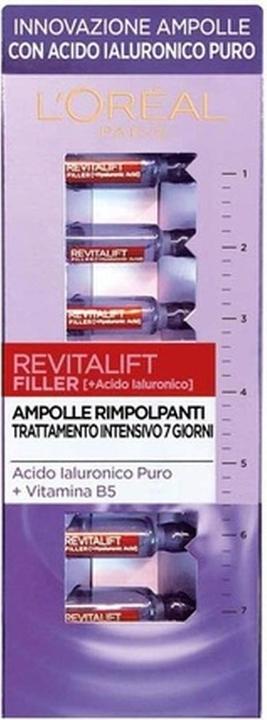 Produktbild L'Oréal Paris Revitalift Filler Anti-Falten Reines Hyaluronsäure- und Vitamin B5-Konzentrat 1,3ml (7 ml)