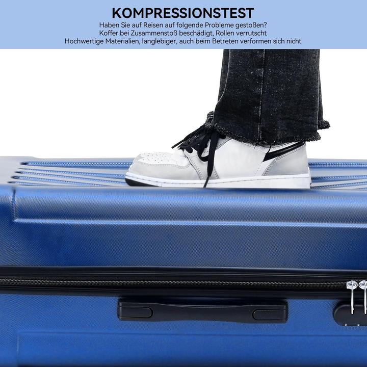 Immagine prodotto Beibye Zwillingsrollen Hardcase Trolley (76 cm) (110 l)