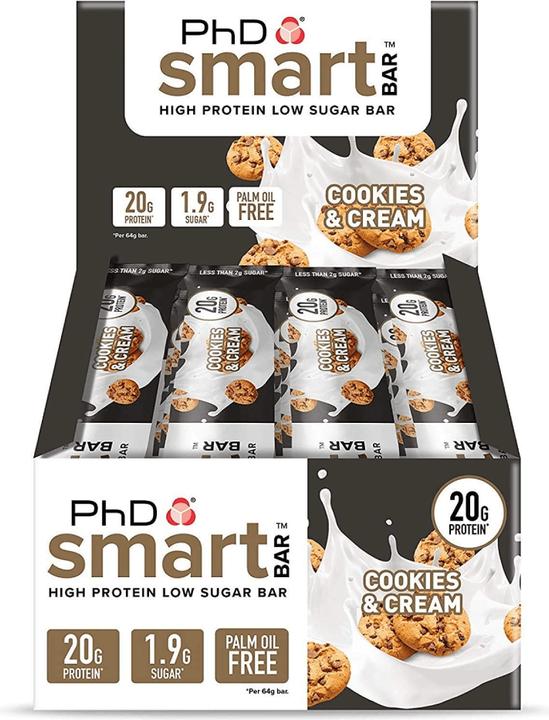 Produktbild PhD Nutrition Smart (Cookies & Cream, 12 Stk., 768 g)