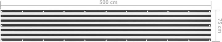 Image du produit vidaXL Sichtschutz Balkon (75 cm)