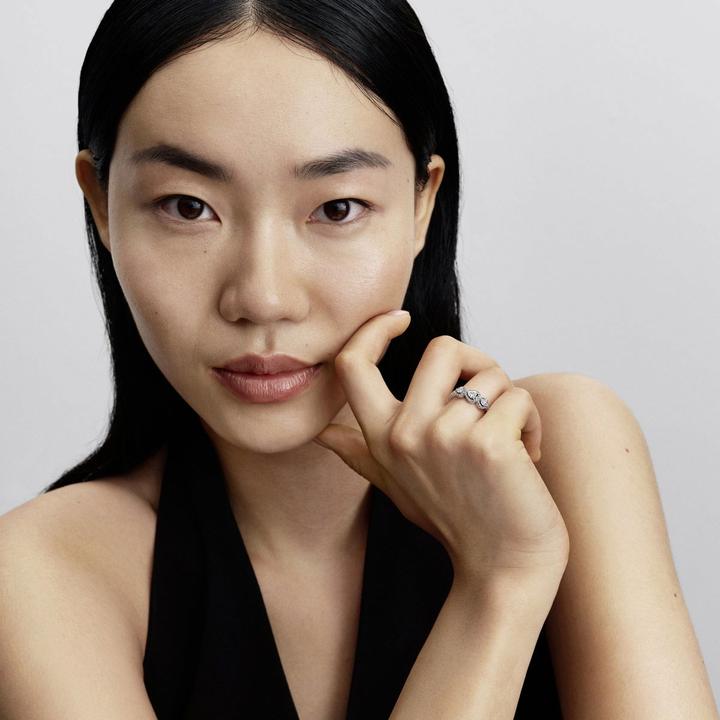 Produktbild Pandora Strahlenkranz Herz Trilogie Ring (60, 925 Silber)