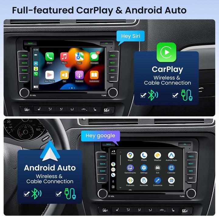 Produktbild Xtrons Android Autoradio mit Navi & 7" IPS Bildschirm (Android Auto)