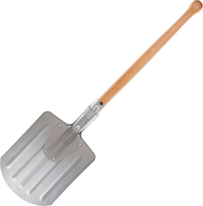 Mfh Norw. Schneeschaufel, teilbar, Alu/Holz