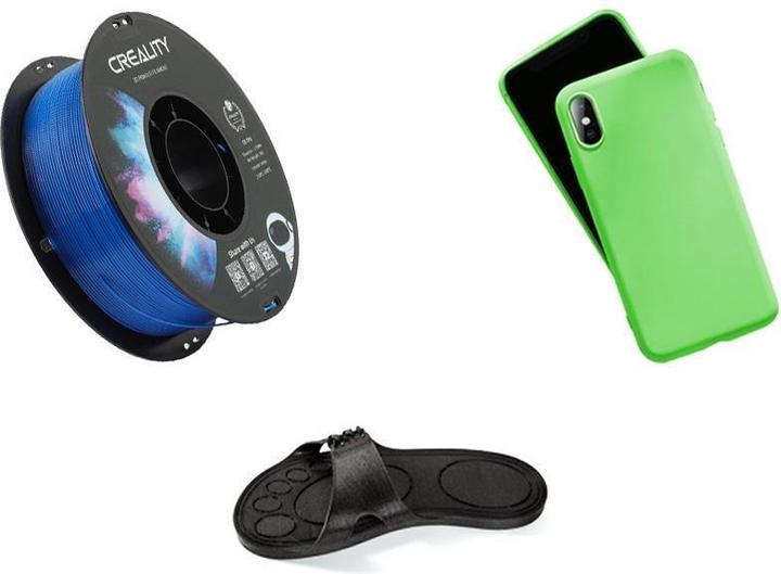 Actual product image Creality Filament (TPU, 1.75 mm, 1000 g, Blue)