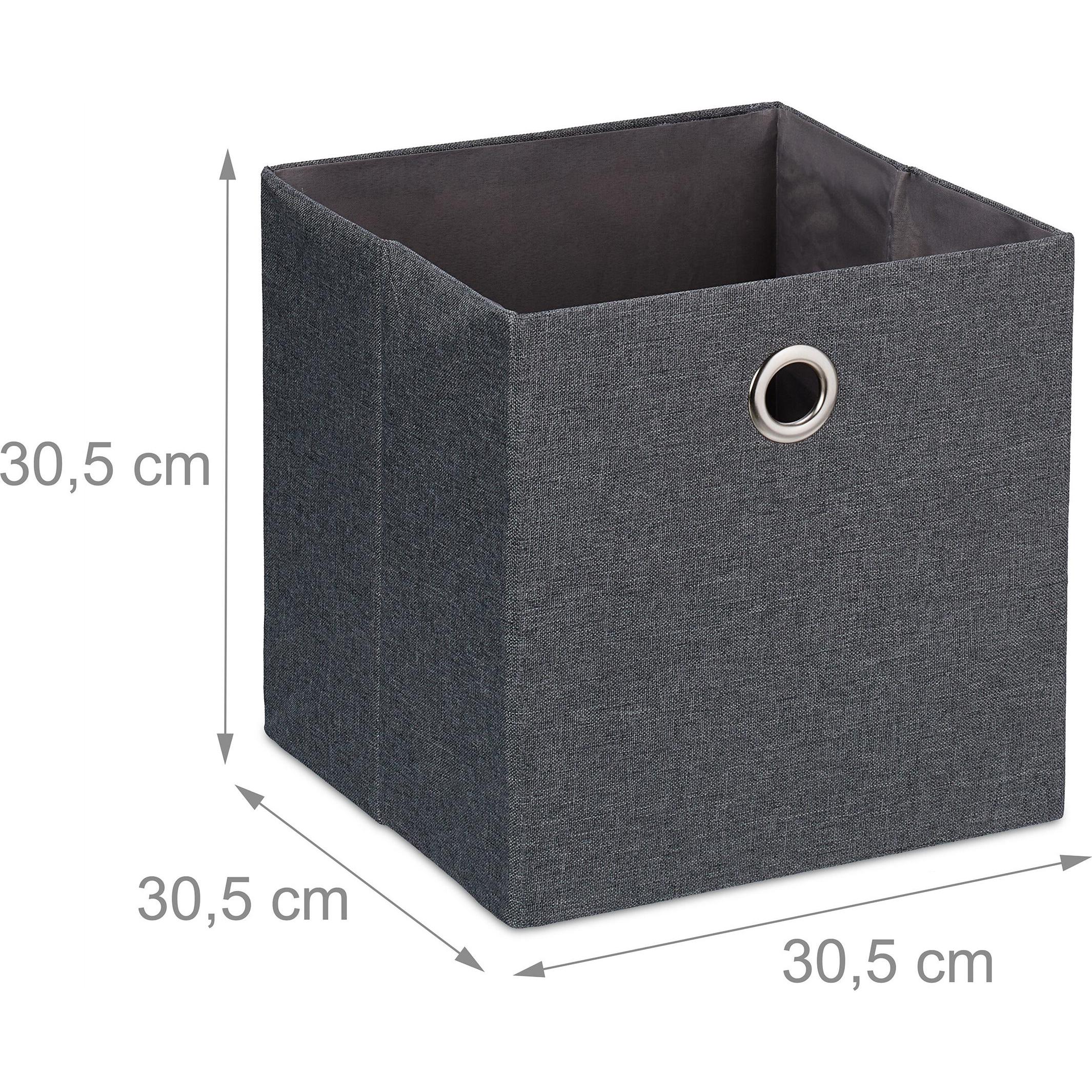 Thumbnail - Relaxdays, Aufbewahrungsbox, 2x Aufbewahrungsbox (30.5 x 30.5 x 30.5 cm, 27 l)