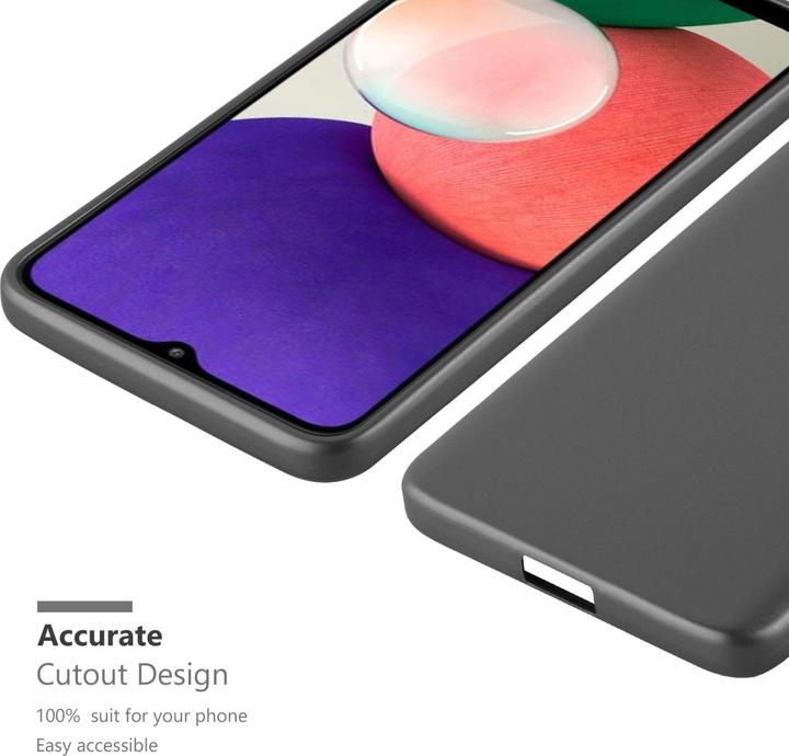 Actual product image Cadorabo TPU Matt Metallic Sleeve (Samsung Galaxy A22 5G)