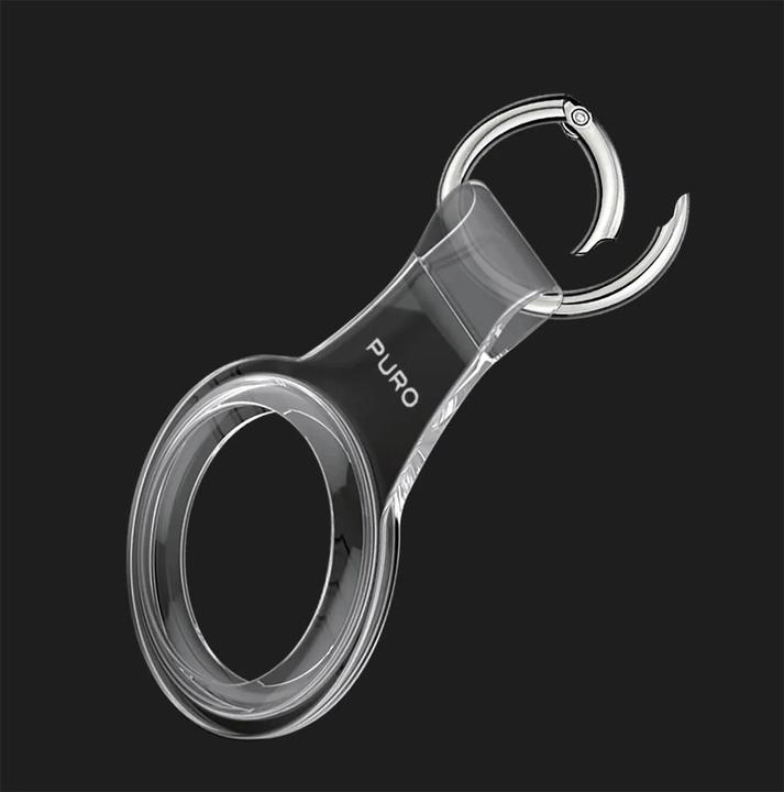 Produktbild Deltaco Puro NUDE Apple Airtag key ring with case - Transparent (Apple)