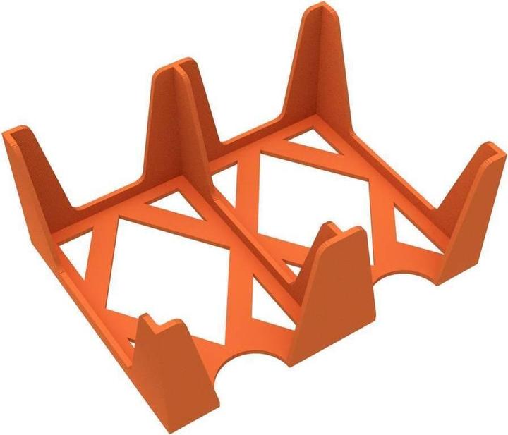 Produktbild Feldherr 59943 - Kartenhalter für Spielkarten in Standard American Board Game Size - 300 Karten, 2 Fächer (Kunststoff)