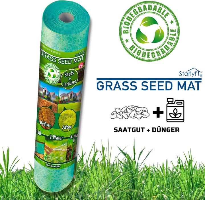 Actual product image Starlyf Grass Seed Mat (Plant seeds)
