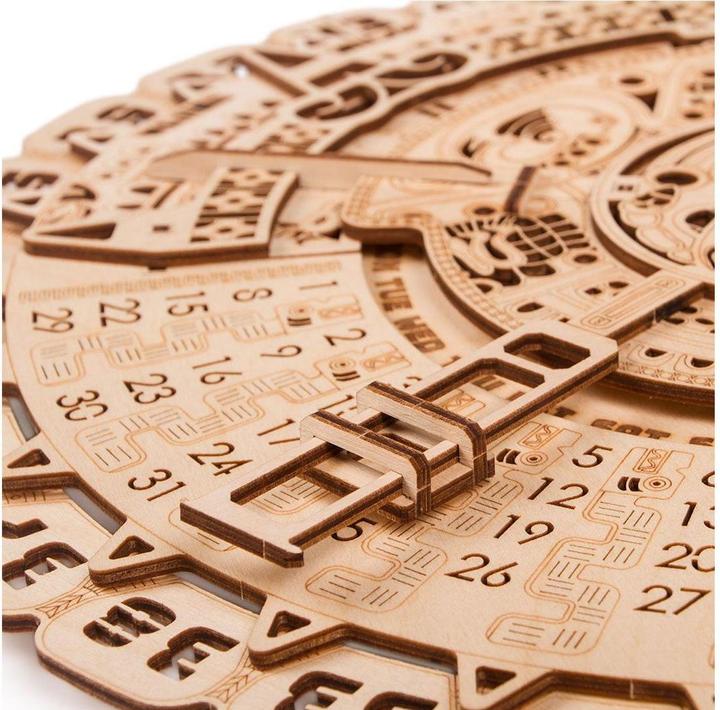 Actual product image Wood Trick Maya calendar - wooden kit