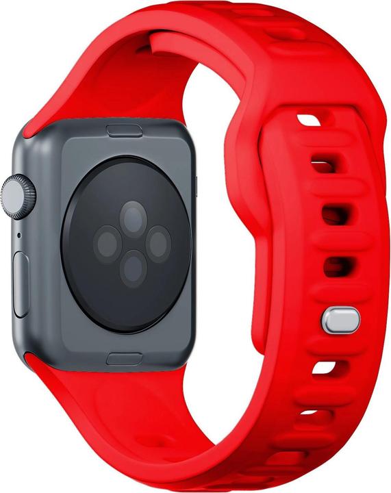 Produktbild 3MK Silicone Watch Strap czerwony/red dla Apple Watch 38/40/41mm (Edelstahl, Silikon)