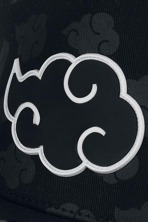 Actual product image Difuzed Naruto Shippuden Baseball Cap Tonal Akatsuki Cloud (One size)