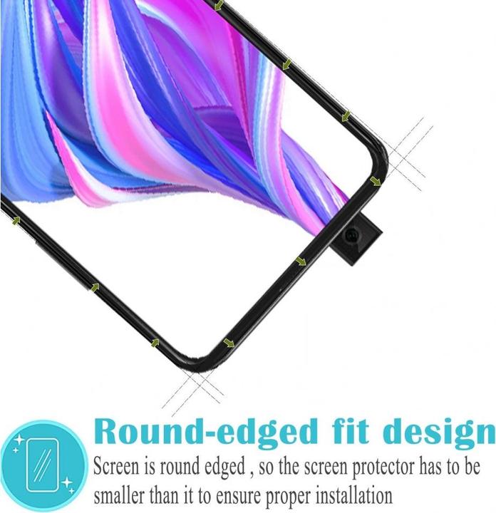 Image du produit Screenguard Honor 9X Full Screen Protective Glass 2.5D 9H (1 pcs, Honor 9X)