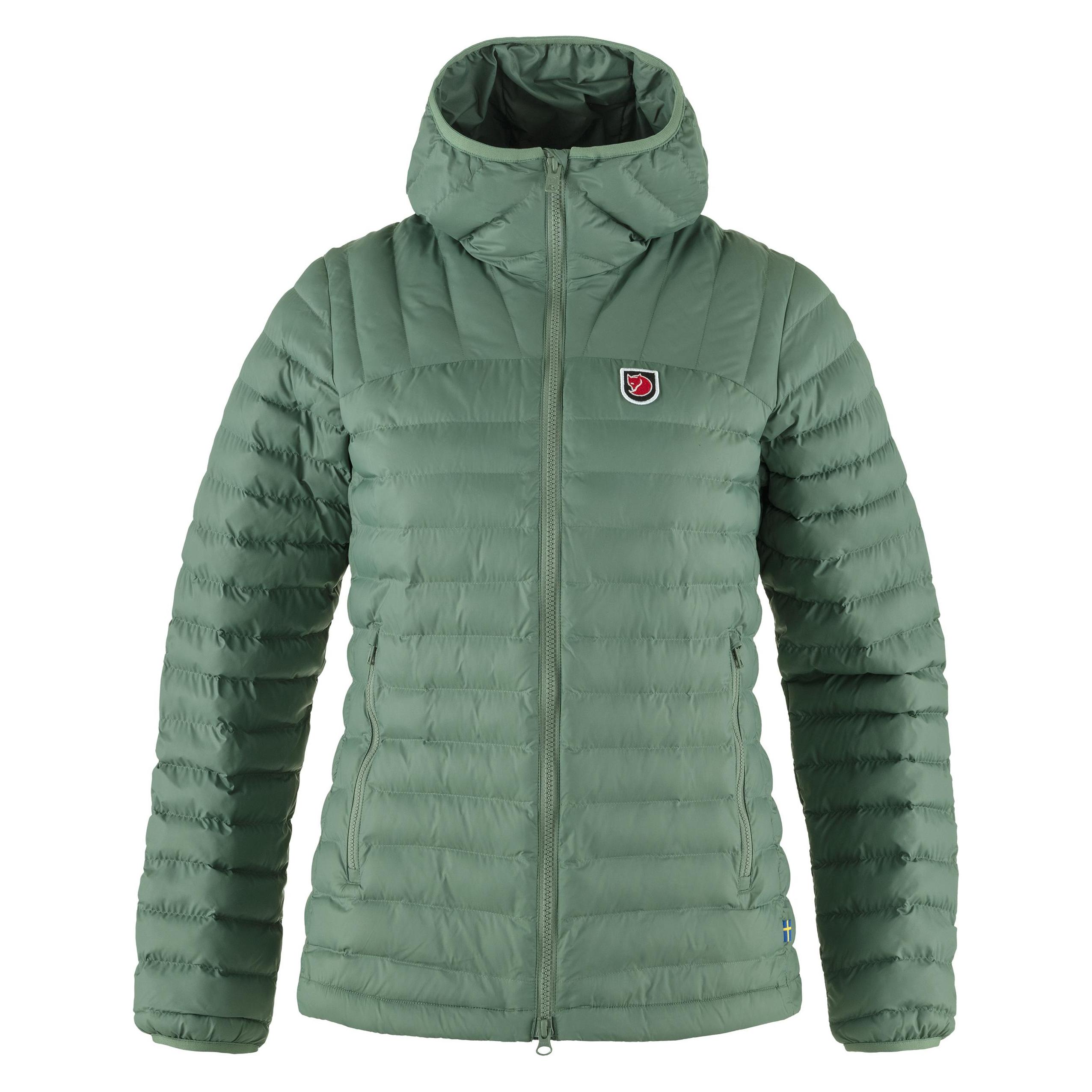 Fjällräven, Damen, Outdoorjacken, Expedition Lätt Hoodie W (S), Grün, S
