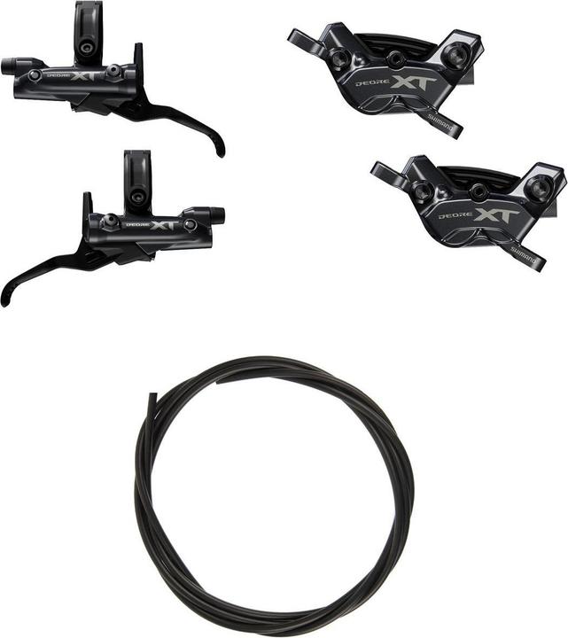Actual product image Shimano XT BR-M8220 mit BL-M8200 Upgrade Kit (Front + Rear, Brake kit, 4)