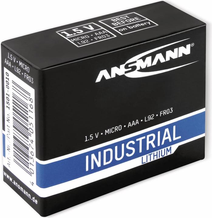 Productafbeelding Ansmann Micro (AAA) batterij Lithium L (10 Pcs., AAA, 1150 mAh)