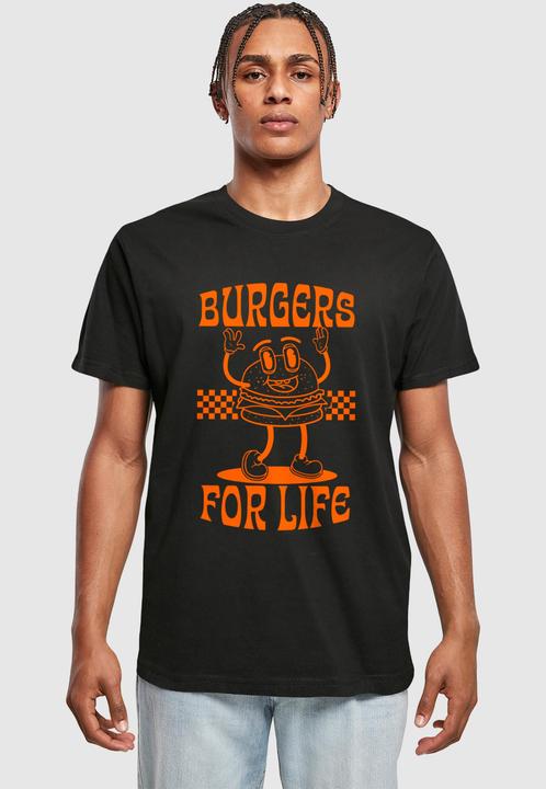 Produktbild Merchcode Burgers For Life Tee - 198449 (S)