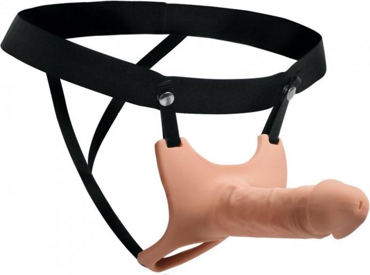 Bijoux Indiscrets Hohler StrapOnSilikondildo mit Gurtzeug