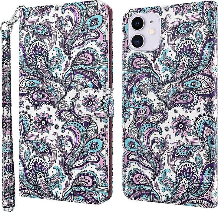 Actual product image Cover-Discount iPhone 13 mini - case glitter effect paisley (Apple iPhone 13 mini)
