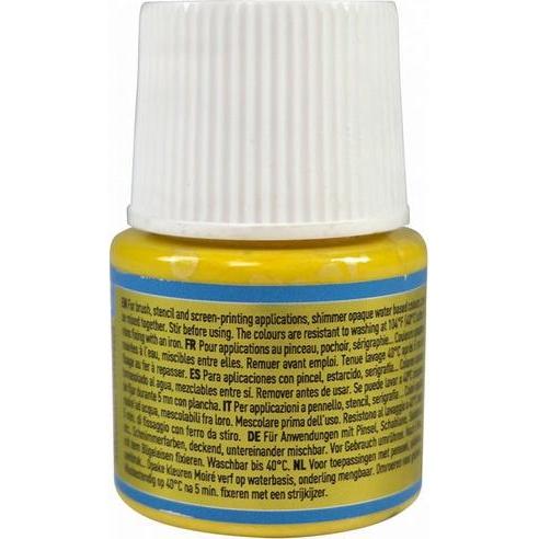 Thumbnail - Pebeo, Künstlerfarbe + Bastelfarbe, Setacolor Opak Schimmerndes (Schimmerndes Gelb, 45 ml)
