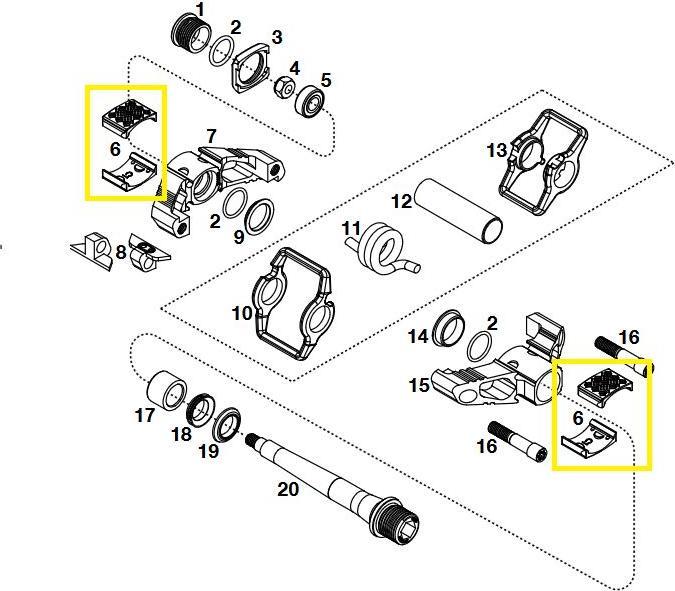 Crankbrothers Pedal Traction Pad, Candy, 2mm