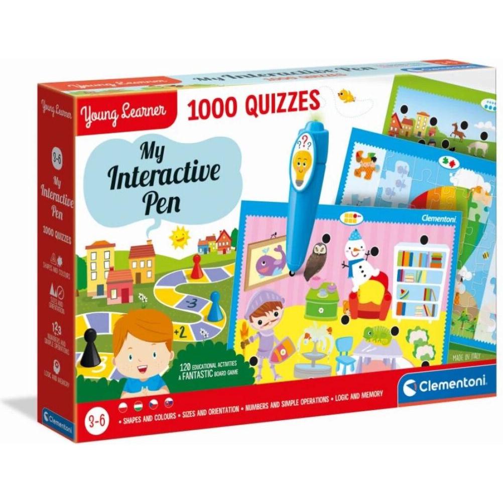 Clementoni Multicolore Penna Interattiva - 1000 Quiz