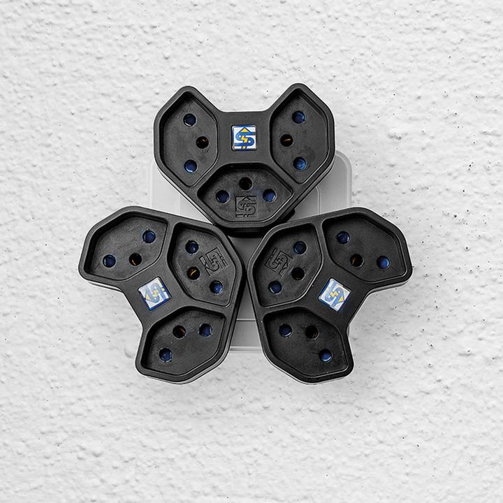 Produktbild Steffen Mehrfachadapter MANTA, 3xT13, drehbar 320°, schwarz (Typ 13, 3 x)