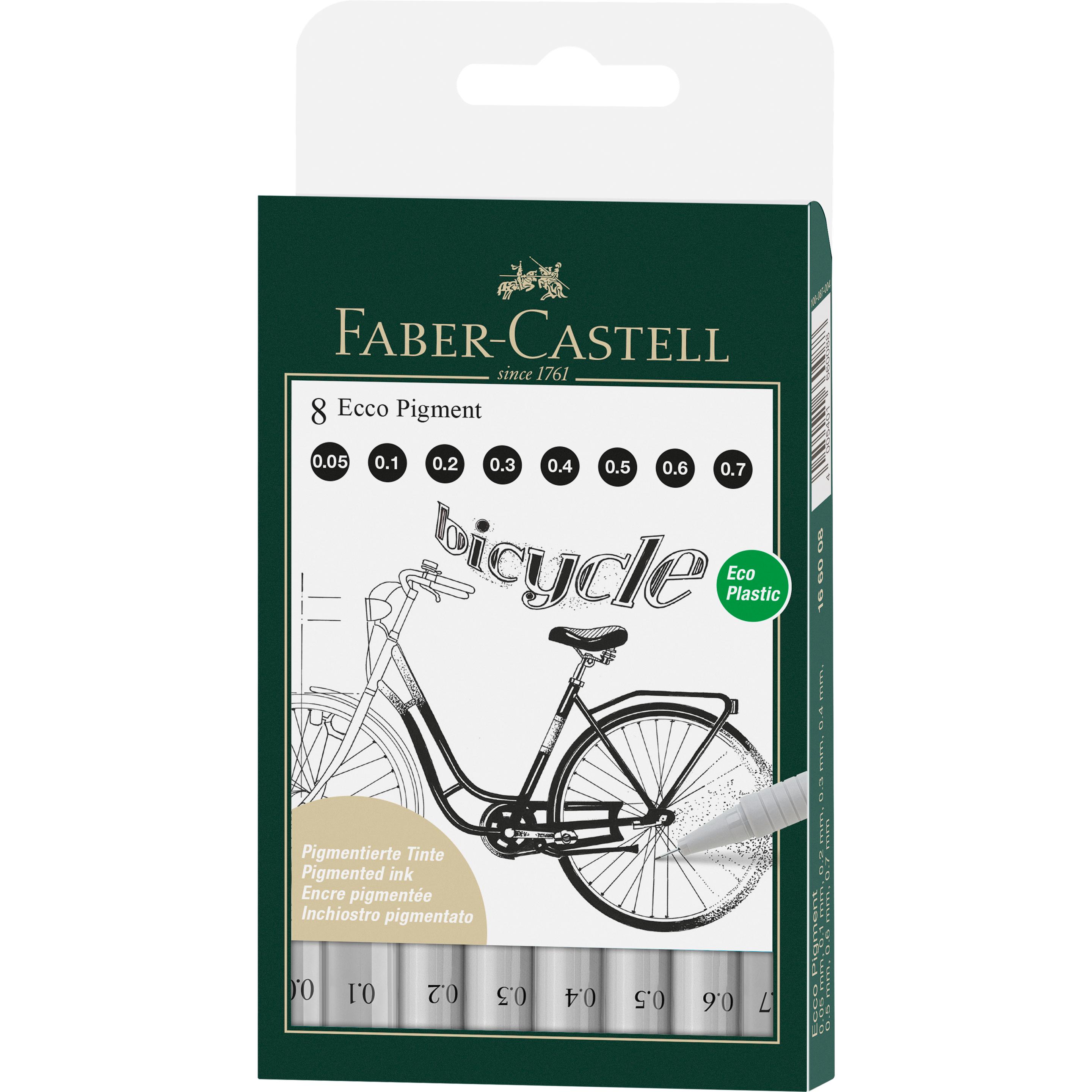Faber-Castell Tintenschreiber (8x) (166008)