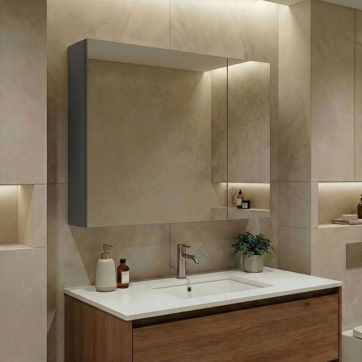 Produktbild Homitis Bari 80 Bathroom Cabinet With Mirror