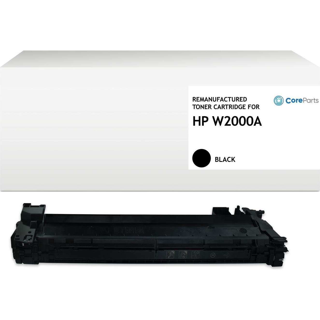 CoreParts, Toner, Toner Black for HP, Pages: