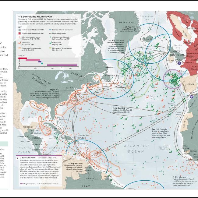 Actual product image World War II Map by Map (English, Peter Snow, Richard Overy, 2019)