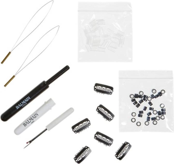 Produktbild Balmain Hair Professional - Doppelhaarverlängerungen menschliches Haar - L6 - Blondes (L6 Dark Natural Blonde, 40 cm)