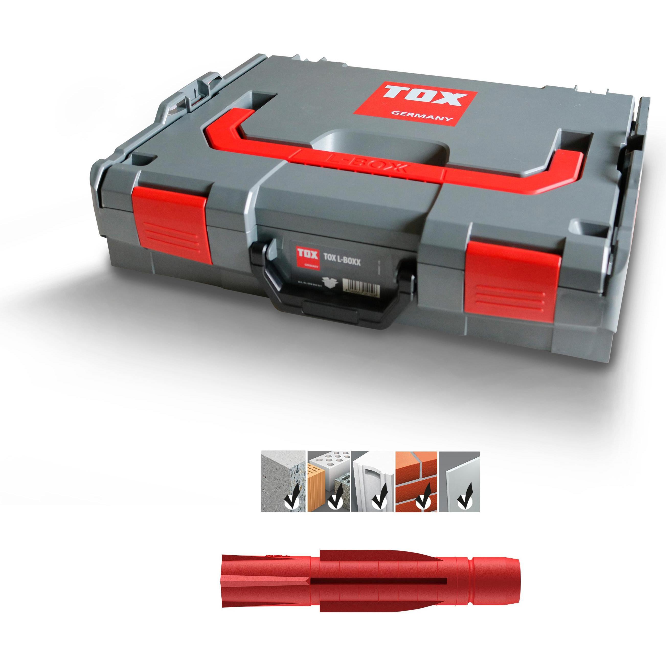 Tox, Tassello, Assortimento di tasselli L-BOXX Allround Tri, 756 pezzi (756 pz.)