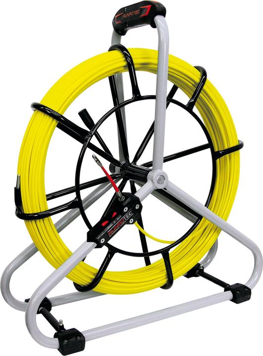 Runpotec RUNPO 10064 Kit standard de tige en fibre de verre 6 mm 60 m Aide au tirage de câble (60 m)