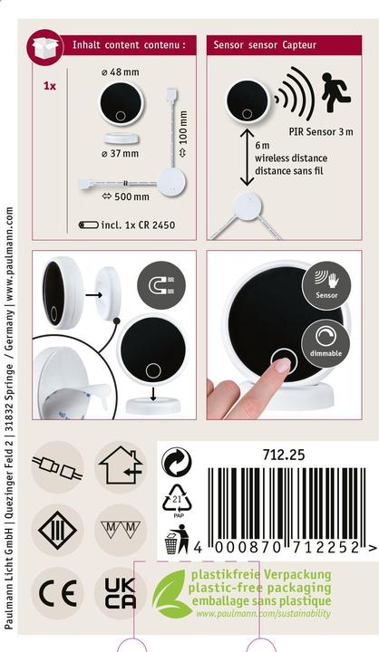 Actual product image Paulmann MaxLED Wireless Touch Sensor Set