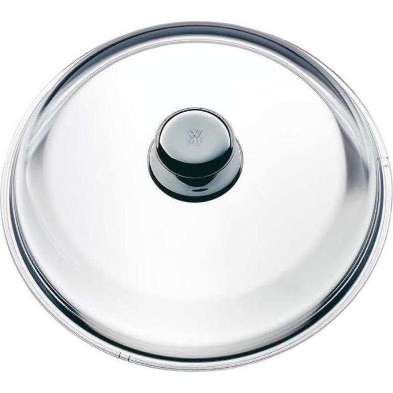 WMF Glasdeckel Pfannendeckel 20cm Kochtopfdeckel Ersatzdeckel Metallknauf, Zubehör Kochgeschirr, Transparent