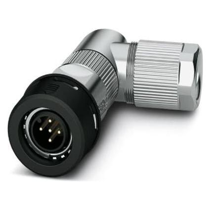 Phoenix Contact 1021816 Sensor-/Aktor-Steckverbinder Stecker, gewinkelt Polzahl: 5 1 St., Elektronikkabel + Stecker