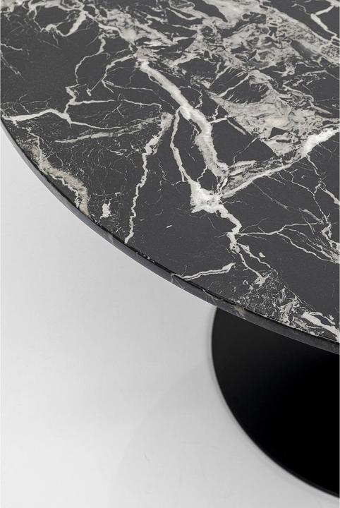Immagine prodotto Kare Design Tavolo Schickeria Marmo Nero Ø110cm (110 x 110 x 74 cm)