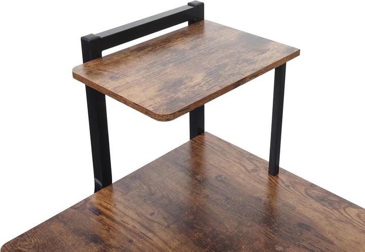 Produktbild JOHN316 Schreibtisch mit Regal (100 x 50 x 102 cm)