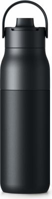 Actual product image Larq Insulated Bottle Obsidian Black 1L w. Swig (1 l)