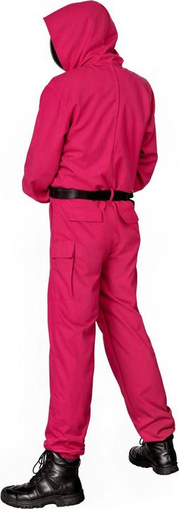 Produktbild Bandai Squid Game Wächter Kostüm pink - Fasching Halloween (L)