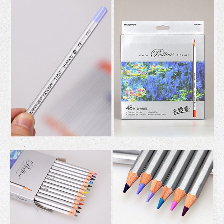 Marco Raffiné Fine Art Farbstifte 48 Stük (Multicolor, 48 x)