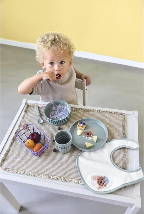 Produktbild Lässig Kinderschüssel Tiny Team Dog 350 ml, Grün