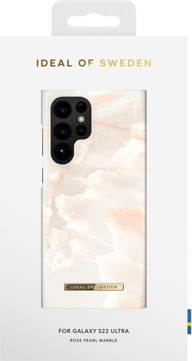 Produktbild iDeal Of Sweden Designer-Cover Rose Pearl Marble (Samsung Galaxy S22 Ultra)