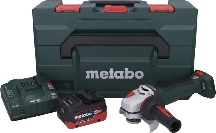 Produktbild Metabo WPB 18 LT BL 11-125 Quick Akku Winkelschleifer 18 V 125 mm Brushless + 1x Akku 8,0 Ah + Lade (125 mm)