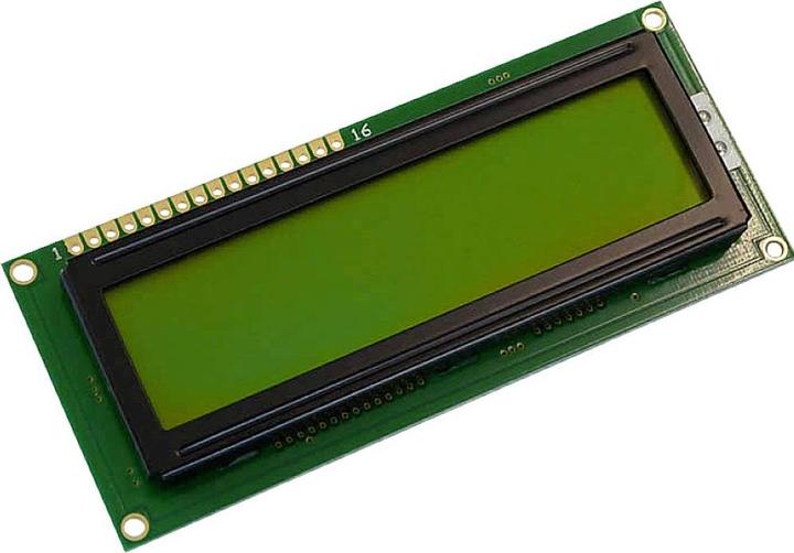 Display LCD-Display Gelb-Grün 16 x 2 Pixel (B x H x T) 100 x 42 x 1 (Elektronikkit)