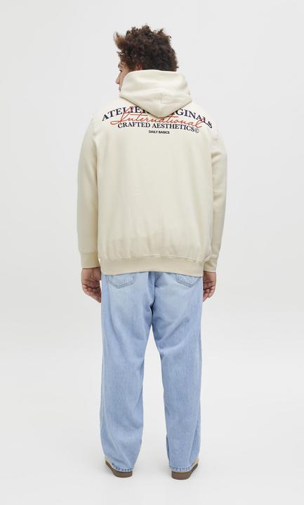 Actual product image Jack & Jones Plus Size Rückenprint Kapuzenpullover Kapuzenpullover (5XL)