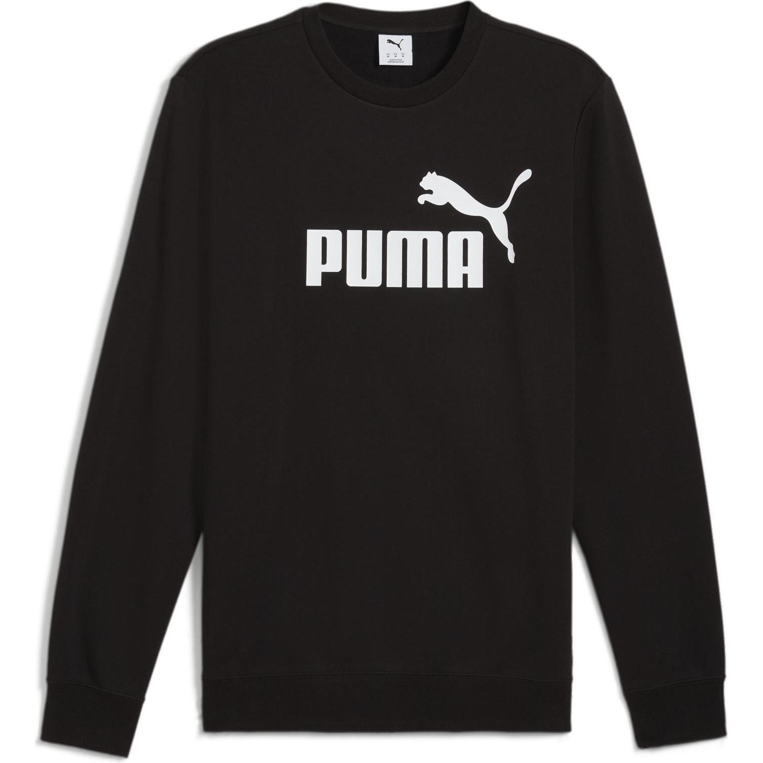 Puma, Herren, Pullover, ESS No. 1 Logo Crew TR, Schwarz, (XL)