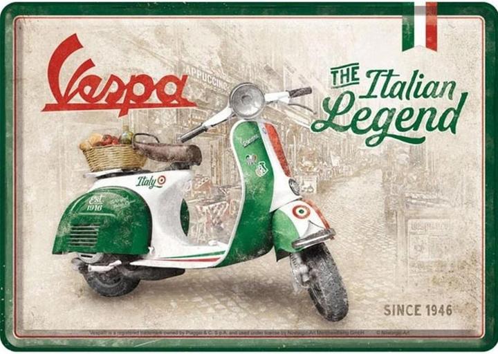 Image du produit Nostalgic-Art Merchandising Carte postale Vespa 14 x 10 cm (1 pcs)