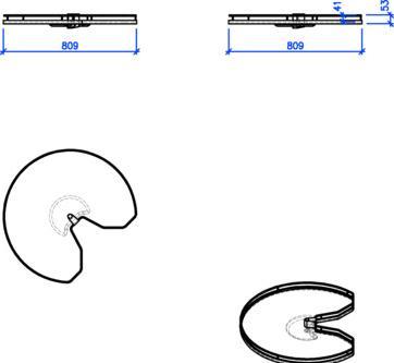 Actual product image Kesseböhmer Corner cabinet revolving shelf Arena Classic 90 (1 pcs.)